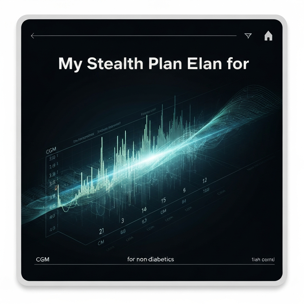 cgm for non diabetics: My Stealth Plan for Elite Health