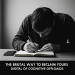 analog cognitive offloading: The Brutal Way to Reclaim Your Focus